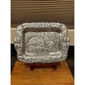Vintage Arthur Court: Bunny Rabbit Tray Platter